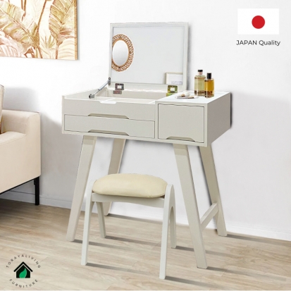 Dressing Table 800 FLN (SET) - White